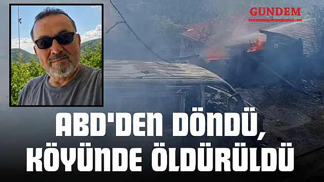 ABD'den Döndü, Köyünde Öldürüldü