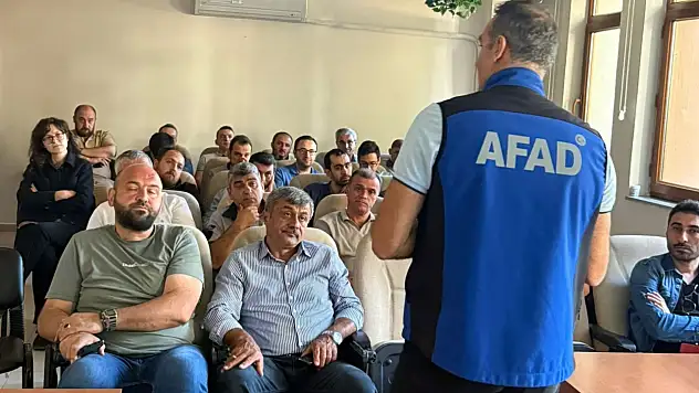 AFAD, Afet Farkındalık Ve Yangın Farkındalık Eğitimi Verdi