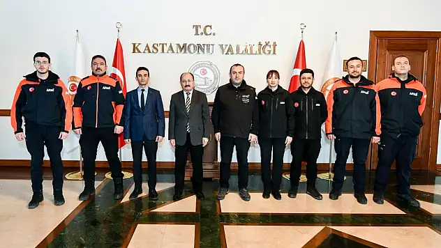 AFAD'dan Vali Vekili Ergün'e Deprem Haftası Ziyareti