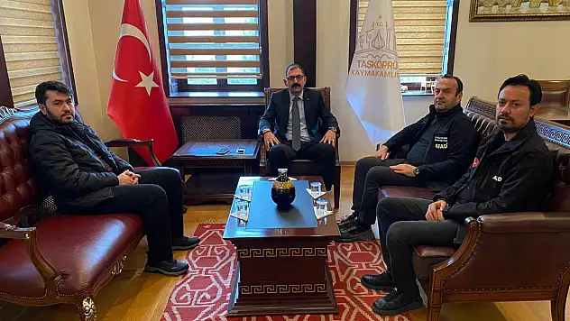 AFAD İl Müdürü Tüfekci Kaymakam Demirdağ'ı Ziyaret Etti