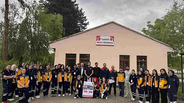 AFAD Taşköprü MYO'da Deprem ve Yangın Tatbikatı Düzenledi
