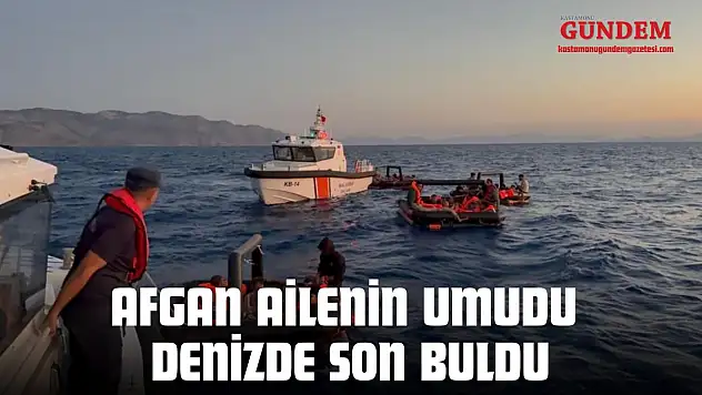 Afgan Ailenin Umudu Denizde Son Buldu