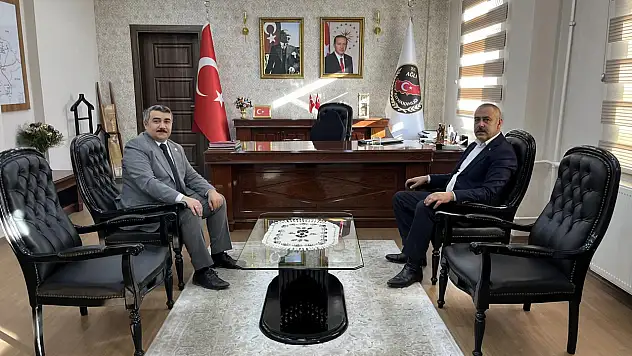 Ağlı Belediye Başkanı Ergin'den, Kaymakam Yazıcı'ya Ziyaret