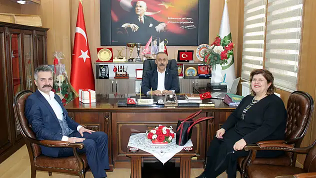 Ağlı Belediye Başkanı Bülent Ergin'de Ziyaret