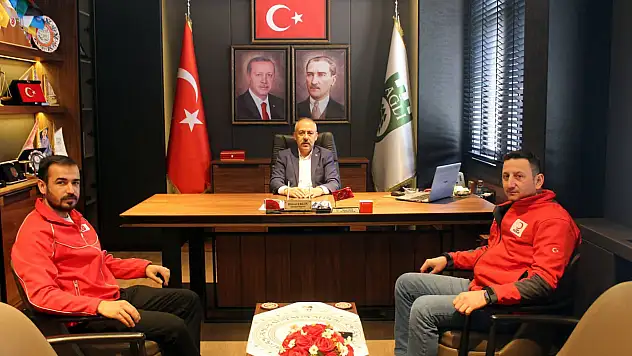 Ağlı Belediye Başkanı Ergün'den Kızılay Personeline Teşekkür