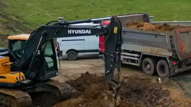 Ağlı'da Dere Islahı Çalışmaları Başladı