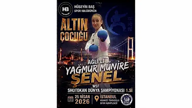 Ağlı'nın Gururu Yağmur Münire Şenel Dünya Şampiyonu Oldu