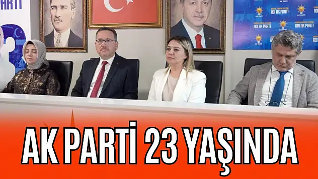 AK Parti 23'üncü Kuruluş Yıl Dönümünü Kutladı