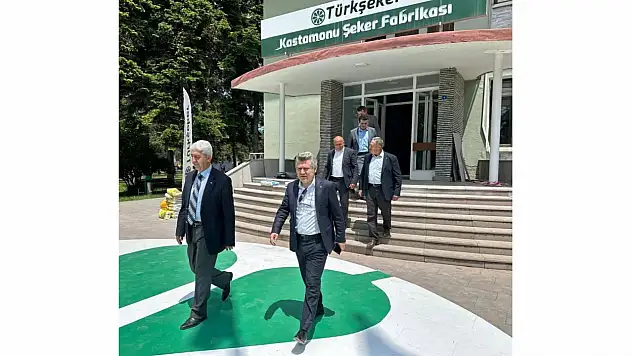 AK Parti Merkez İlçeden Şeker Fabrikasına Ziyaret