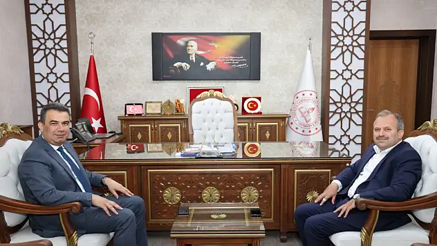 AK Parti Milletvekili Halil Uluay'dan İl Millî Eğitim Müdürü Hasan Gümüş'e Ziyaret