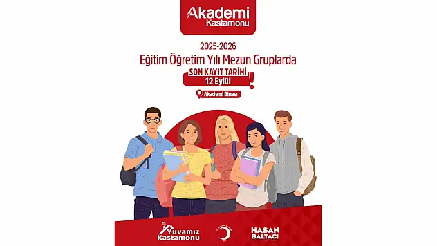 Akademi Kastamonu'da Kayıtlar Sona Eriyor