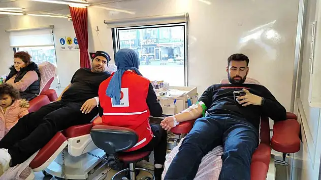 Alaca'da Kan Bağışına Yoğun İlgi