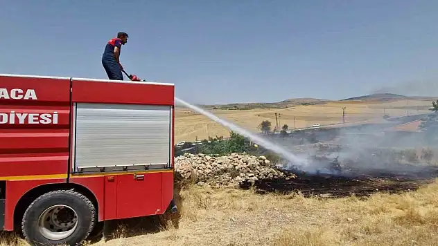Alaca İtfaiyesinden Tarla Yangınları İçin Uyarı