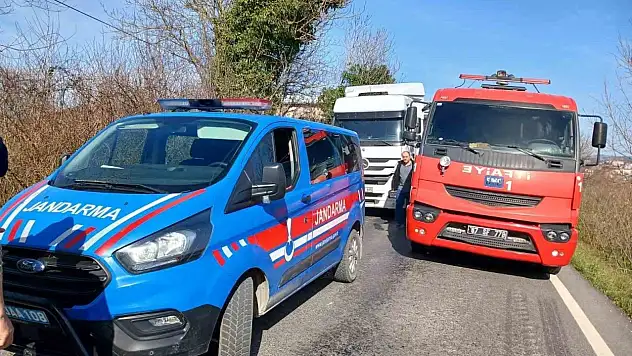 Alaplı'da İki Tır Kafa Kafaya Çarpıştı