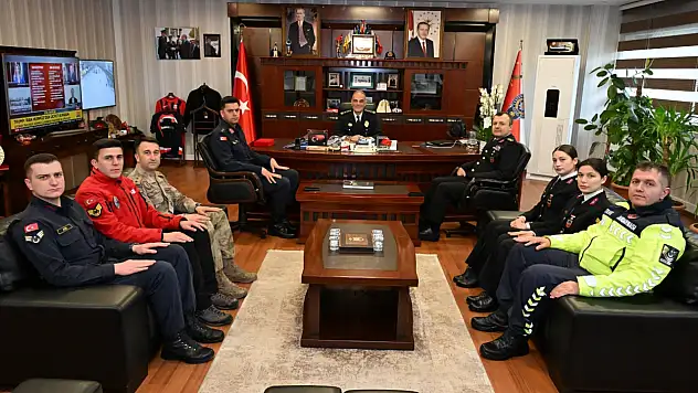 Albay Hikmet Uz'dan Emniyet'e Ziyaret