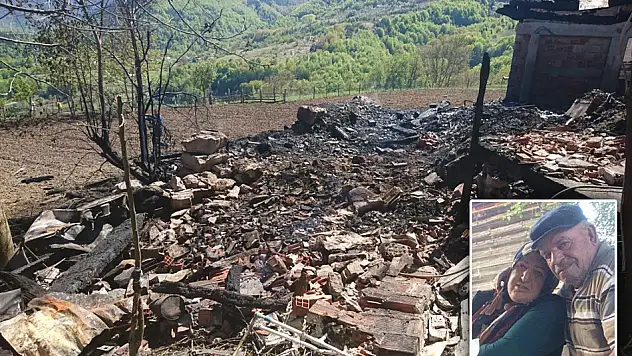 Alevler, karı kocayı hayattan kopardı
