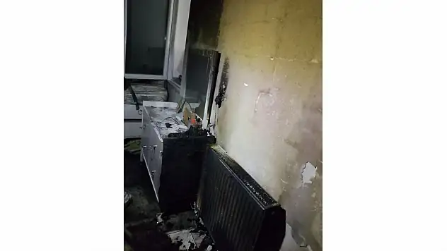 Alevlere Teslim Olan Ev Kullanılamaz Hale Geldi