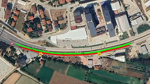 Alparslan Türkeş Bulvarı'nda Trafik Tek Şeritten Sağlanacak