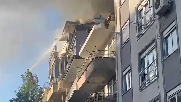 Amasra'da Çatı Yangını