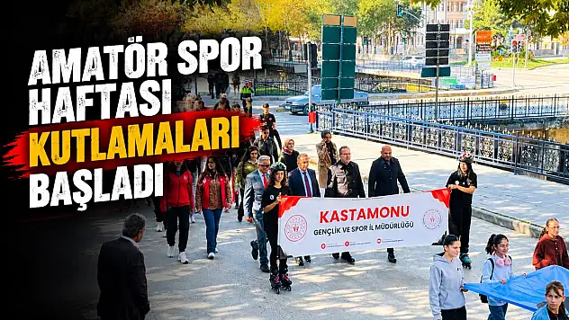 Amatör Spor Haftası Kutlamaları Başladı