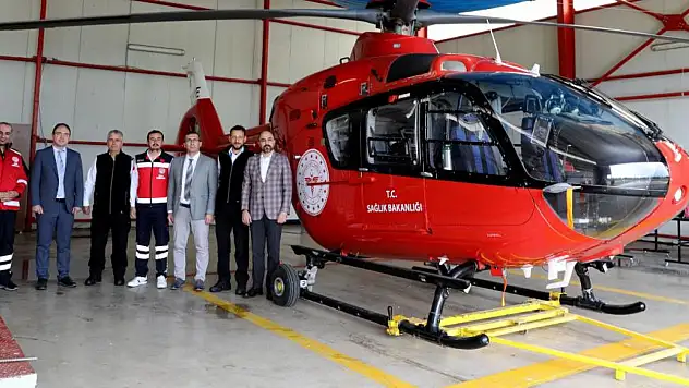 Ambulans helikopter hizmete girdi