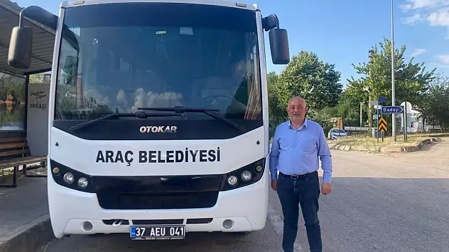 Araç Belediyesi'nden Ulaşım Filosuna Yeni Araç