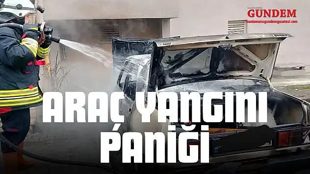 Araç Yangını Paniği