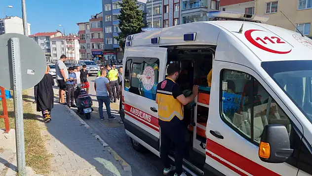 Araçtan kaçarken düşen motosiklet sürücüsü yaralandı