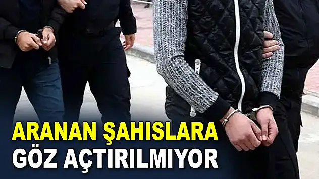 Aranan Şahıslara Göz Açtırılmıyor