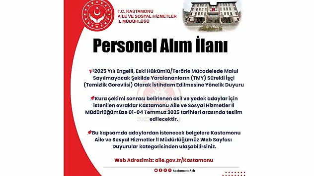 ASH'den İstihdam Duyurusu