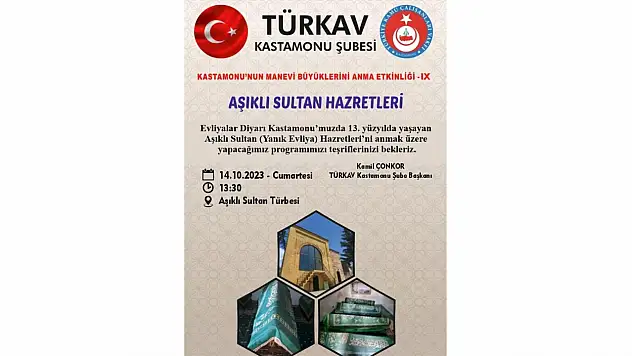 Aşıklı Sultan anılacak