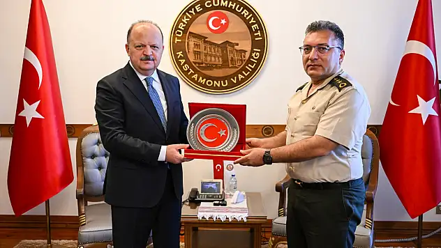 Askeralma Bölge Başkanı Bayram Aktaş'tan Vali Meftun Dallı'ya Veda Ziyareti