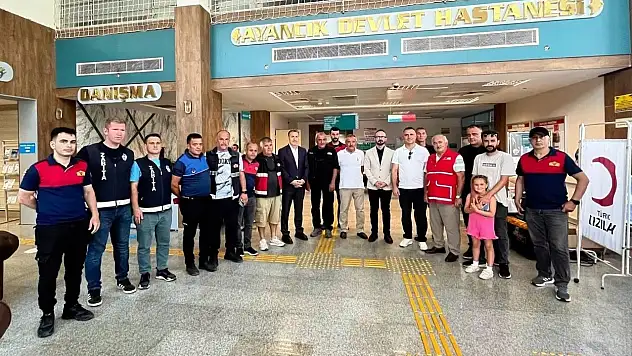 Ayancık'ta kan bağışı seferberliği