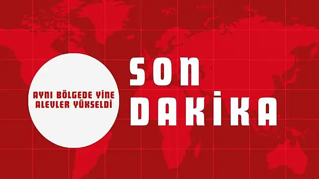 Aynı Bölge Yine Alevler Yükseldi