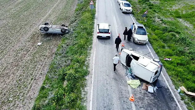 Aynı Noktada İki Farklı Kazada 2 Kişi Yaralandı