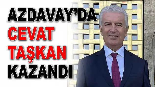 Azdavay'da Cevat Taşkan Kazandı