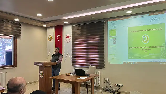 Azdavay'da Orman Yangınlarına Karşı Hazırlık Eğitimi