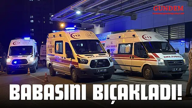 Babasını Bıçakladı!
