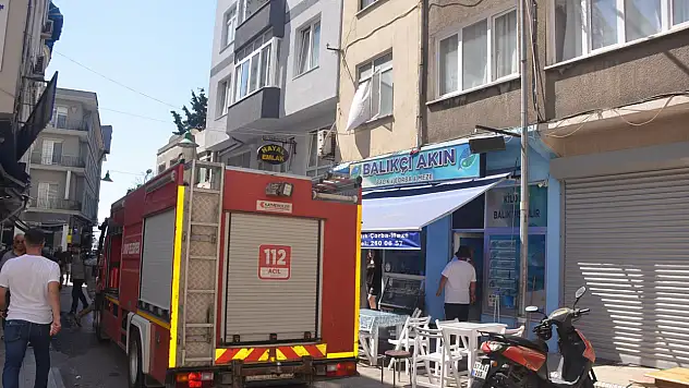 Bacadan çıkan duman korkuttu