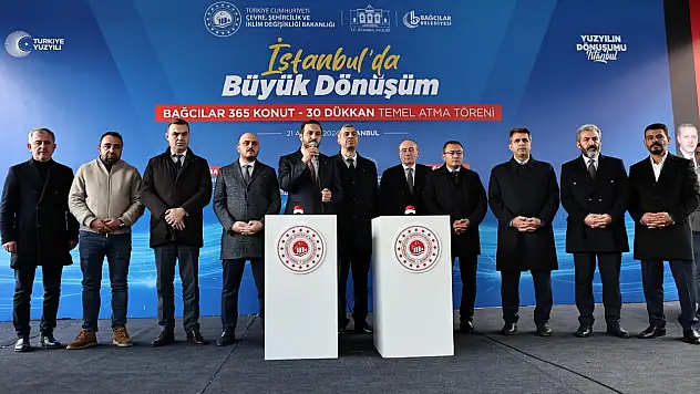 Bağcılar'da Ece Sitesi'nin Temeli Atıldı
