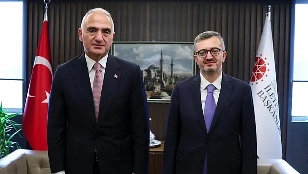 Bakan Ersoy'dan Cumhurbaşkanlığı İletişim Başkanı Duran'a Ziyaret
