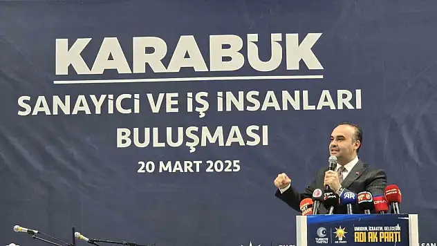Sanayi ve Teknoloji Bakanı Mehmet Fatih Kacır, Karabük'te Konuştu