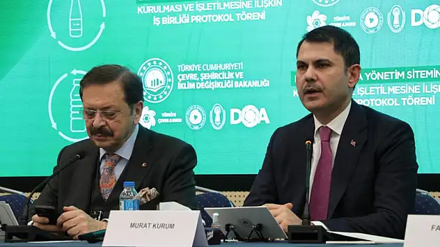Bakan Kurum'dan 'Depozito Yönetim Sistemi' Açıklaması