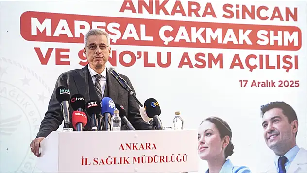 Bakan Memişoğlu: 'Türkiye'de Şu Anda 8 Bin 300 Aile Sağlığı Merkezimiz Var'
