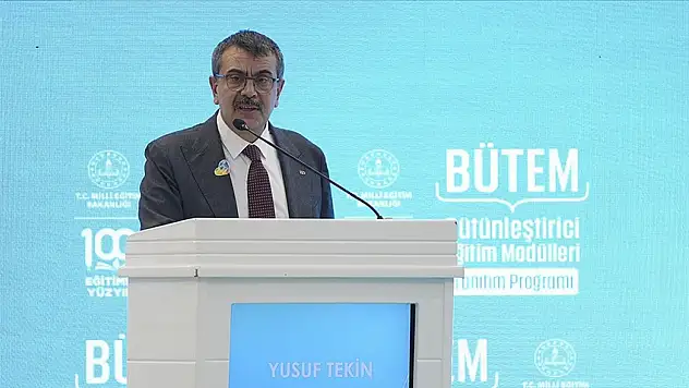 Bakan Tekin, 'Bütünleştirici Eğitim Modülleri' Programına Katıldı