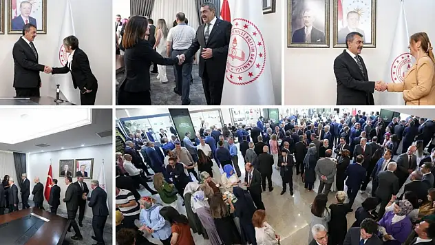Bakan Tekin, Personelle Bayramlaştı