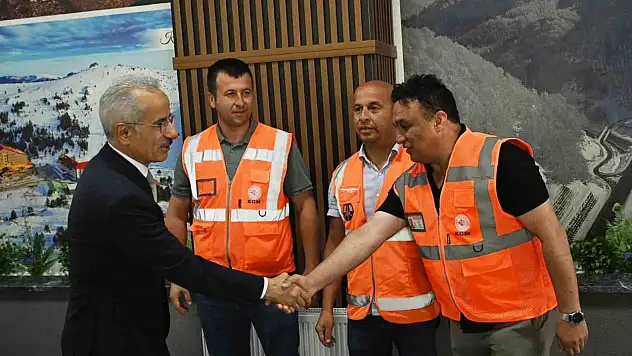 Bakan Uraloğlu'ndan Bolu Dağı Bakım İşletme Şefliğine ziyaret