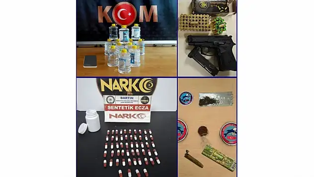 Bartın'da Bir Haftada Araması Bulunan Şahıslar Yakalandı