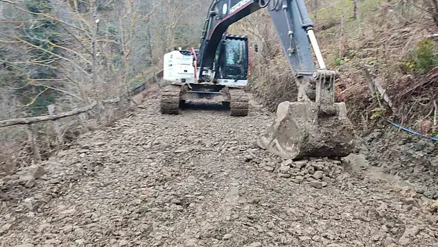 Bartın'da Heyelan