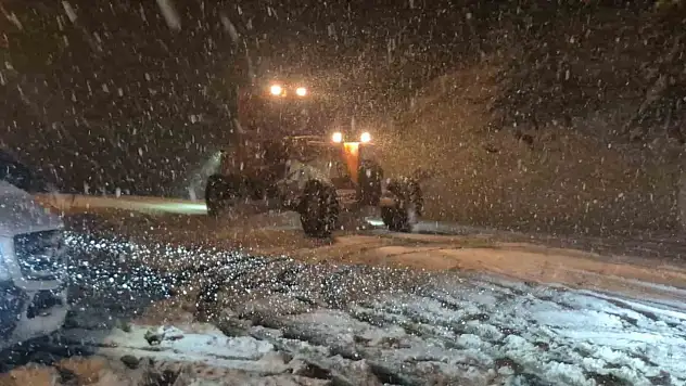 Bartın'da Renkli Kar Görüntüleri